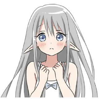 ☺️ emoji Эльфийка 2 @nyasticks Telegram sticker 22 of 41