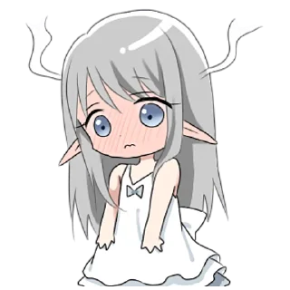 😱 emoji Эльфийка 2 @nyasticks Telegram sticker 13 of 41