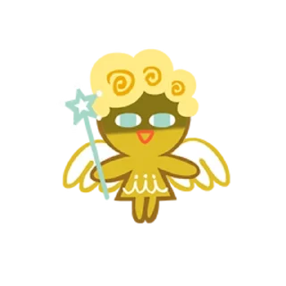 🌟 emoji Angel Cookie Telegram sticker 14 of 21