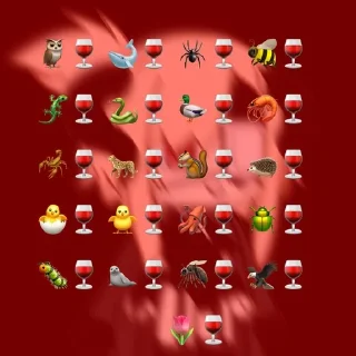 🍷 emoji Тюльпаша топ🤭💖 Telegram sticker 7 of 25