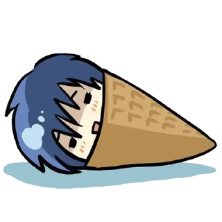 ❤️ emoji Kaito @anime_stickerr Telegram sticker 7 of 34