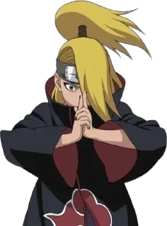 🌟 emoji deidara sempai :: @akonsx Telegram sticker 16 of 20