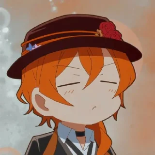🍷 emoji Nakahara Chūya Telegram sticker 18 of 30