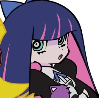 😒 emoji Panty & Stocking Telegram sticker 12 of 20