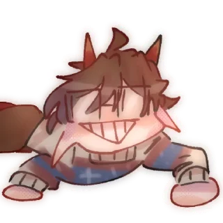 😈 emoji Егор Линч от Х @KSIOMIII @myartattockurova @LinchTheBest Telegram sticker 9 of 29
