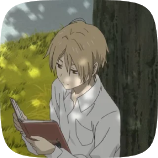 🗿 emoji Книга друзів Нацуме / Natsume Telegram sticker 12 of 56
