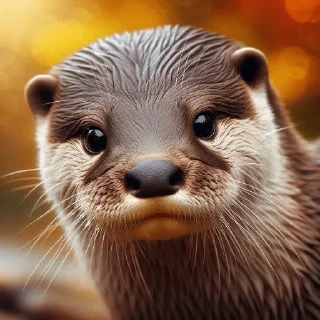 🥹 emoji @vidromemi AI GENERATED OTTERS Telegram sticker 22 of 46