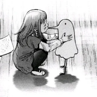 😘 emoji goodnight punpun Telegram sticker 7 of 19