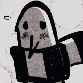 😳 emoji goodnight punpun Telegram sticker 11 of 19