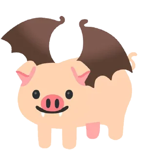 🦇 emoji Pig wrld Telegram sticker 16 of 28