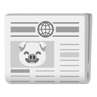 📰 emoji Pig wrld Telegram sticker 23 of 28