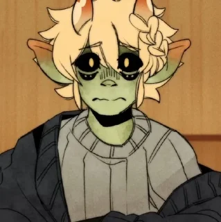 😖 emoji Somebody once told me the worl Telegram sticker 22 of 101