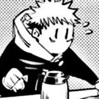 ❗️ emoji itadori yuji Telegram sticker 7 of 22