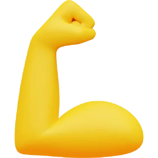 💪 emoji Craftwork Emoji Telegram sticker 24 of 94