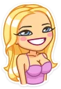😁 emoji Angel Marie @TgSticker Telegram sticker 2 of 24