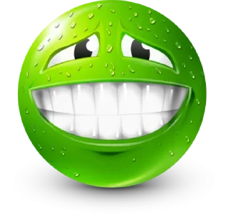 🤩 emoji Green Face Emoji @TgEmojis Telegram sticker 7 of 95