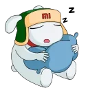 😴 emoji Кролик Mi Rabbit (@TgSticker) Telegram sticker 12 of 25