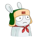 😮 emoji Кролик Mi Rabbit (@TgSticker) Telegram sticker 19 of 25