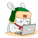 😩 emoji Кролик Mi Rabbit (@TgSticker) Telegram sticker 21 of 25