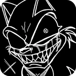 🤨 emoji Sonic exe  @Liimoon4ik Telegram sticker 14 of 60