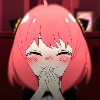 🤭 emoji Семья шпиона @anime_stickerr Telegram sticker 18 of 20