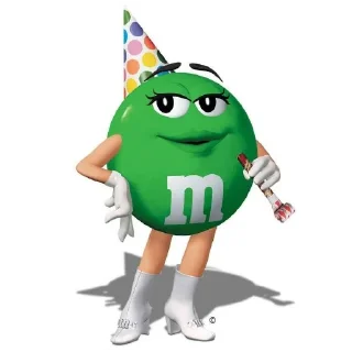 Sticker from Green M&M by @nourcesse