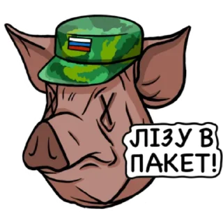 😧 emoji Наліпки від Копчених Москалів Telegram sticker 9 of 12