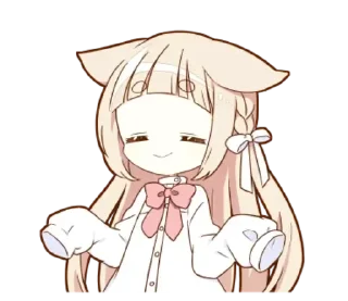 🥰 emoji ꒰ა ネコミミ; @H1mii1i ::໒꒱ Telegram sticker 8 of 50