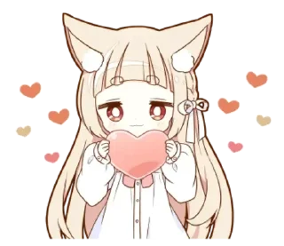 💗 emoji ꒰ა ネコミミ; @H1mii1i ::໒꒱ Telegram sticker 6 of 50