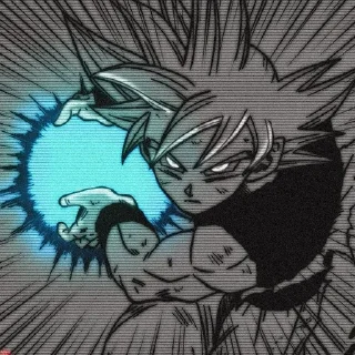 🌟 emoji SON GOKU @GIFSHIGETSUSTICK Telegram sticker 5 of 74