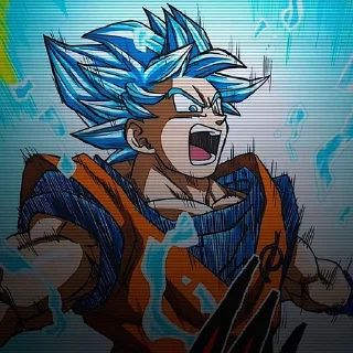 🌟 emoji SON GOKU @GIFSHIGETSUSTICK Telegram sticker 6 of 74