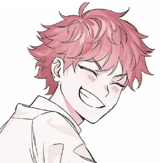 😁 emoji Hinata Shoyo!♡! Telegram sticker 23 of 25