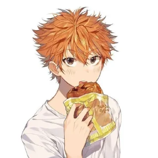 🍘 emoji Hinata Shoyo!♡! Telegram sticker 14 of 25