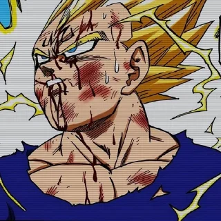 🌟 emoji VEGETA @GIFSHIGETSUSTICK Telegram sticker 23 of 83