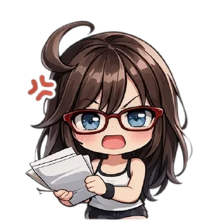 🤬 emoji Anna | secret of heaven requiem Telegram sticker 16 of 18