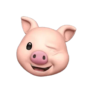 😉 emoji Pig Telegram sticker 17 of 17