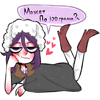 🥃 emoji Bungou Stray Dogs (Roritozokaru) Telegram sticker 6 of 12