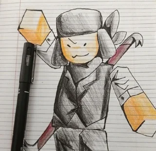 🌟 emoji Soldier Forsaken Telegram sticker 14 of 41
