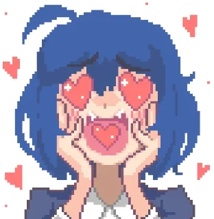 😍 emoji hcnone • @tsuuii • @kamisamanojinja Telegram sticker 3 of 103