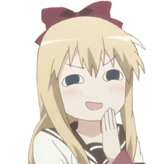 ❤️ emoji Anime Smug @anime_Stickerr Telegram sticker 7 of 26