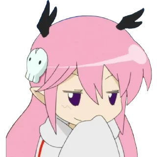 ❤️ emoji Anime Smug @anime_Stickerr Telegram sticker 13 of 26