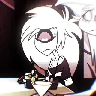🙉 emoji БОЛЬШЕ ⇨ @CLOOBHUB ЧЕРРИ БОМБ ОТЕЛЬ ХАЗБИН HAZBIN Telegram sticker 16 of 80