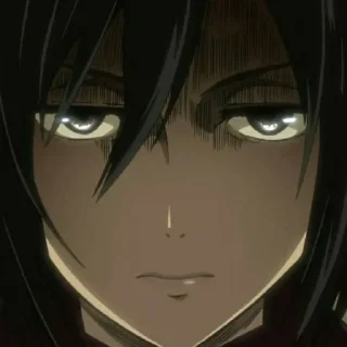 ❄️ emoji Mikasa Ackerman Telegram sticker 12 of 24