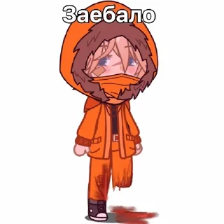 🆘 emoji Кенни Telegram sticker 19 of 35