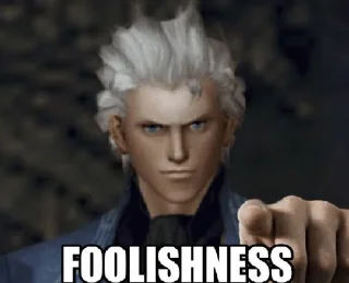 😏 emoji Devil may cry Telegram sticker 9 of 92
