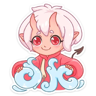 👌 emoji Они-Тян @nyasticks Telegram sticker 9 of 49