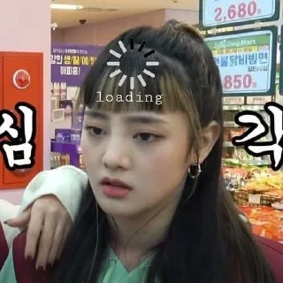 😯 emoji (G)-i-dle Telegram sticker 14 of 15