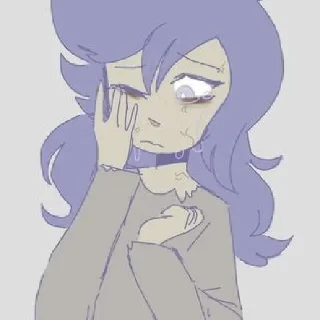 👻 emoji Меган Салли Фейс Telegram sticker 5 of 23