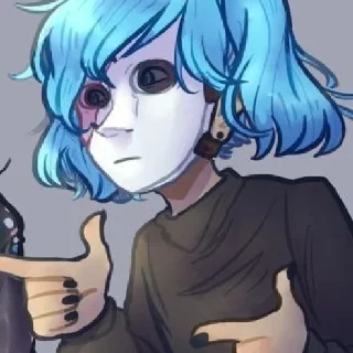 🎭 emoji салли фейс! Telegram sticker 9 of 29
