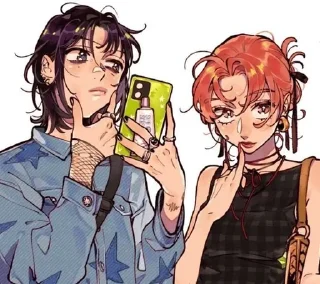 🌟 emoji Aya&Metsuki Telegram sticker 10 of 31